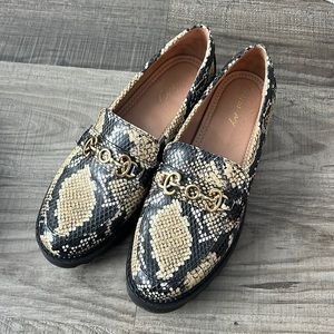 Snake Skin Loafers